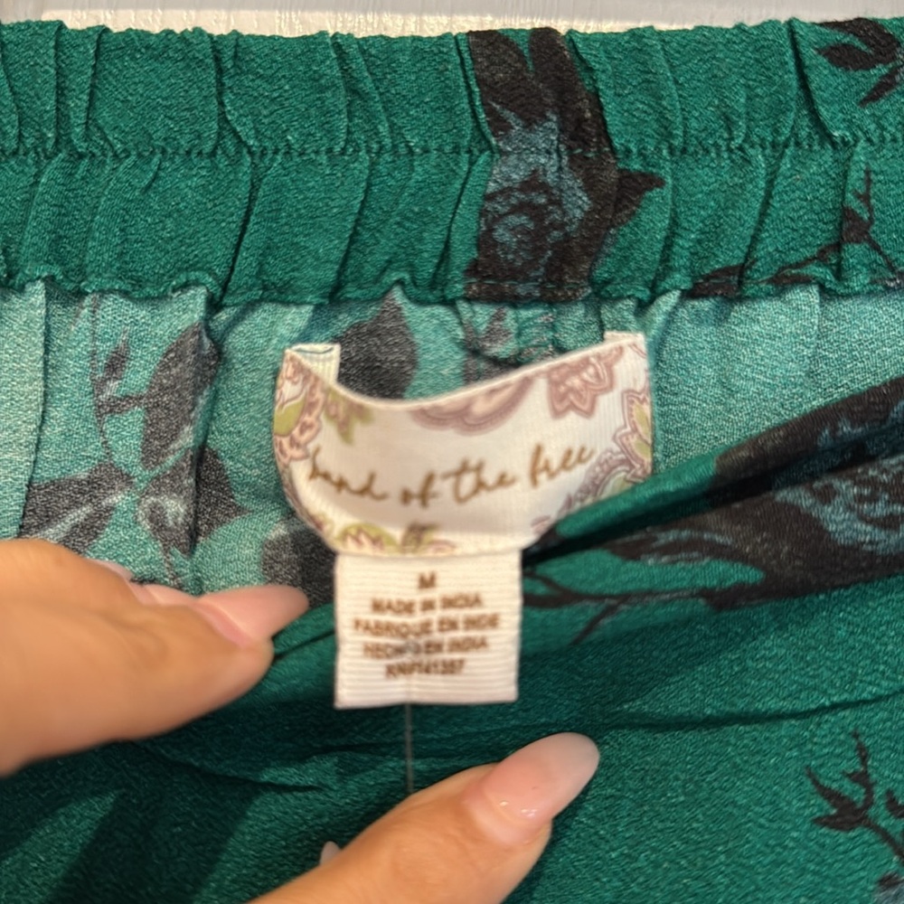 Band of the free ETTA EMERALD FLORAL MIDI SKIRT - Picture 11 of 12